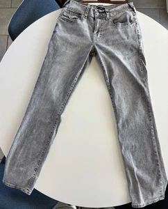 TRUE RELIGION RICKY BIG T FLAP  Relaxed Straight Stretch Gray Light Wash 31x31 - Picture 1 of 11