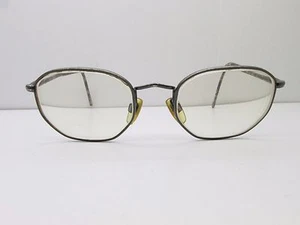 Giorgio Armani 187 905 EYEGLASSES FRAMES 50-19-140 Silver Oval TV6 34030 - Picture 1 of 10