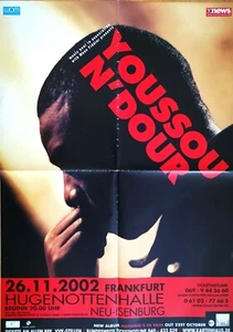 YOUSSOU N'DOUR 2002 OFFENBACH - orig. Concert Poster - Plakat - A1 F/U 1012 - Picture 1 of 1