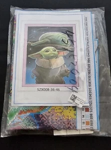 Yoda 46x36 stamped cross stitch kit - Picture 1 of 6
