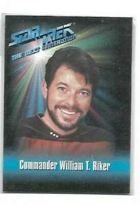 Playmates Star Trek Next Generation Action Figure Card  Commander William Riker  - Picture 1 of 2
