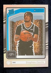 Stephon Castle 2024-25 Panini Donruss Winter Rated Rookie Holo Foil SP Card #244 - Picture 1 of 4