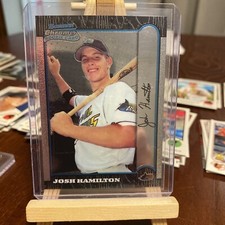 1999 BOWMAN CHROME JOSH HAMILTON ROOKIE CARD #431 Texas Rangers