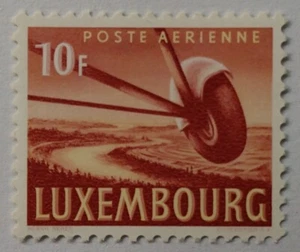 Luxembourg Airmail Stamp, 1946, sc#C13, Mint, NH, OG, VF/XF - Picture 1 of 2