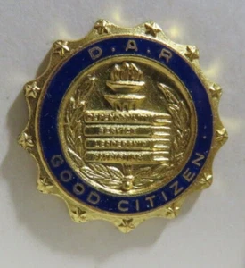 Daughters of the American Revolution Good Citizen Pin DAR ORIGNAL BOX - Picture 1 of 4