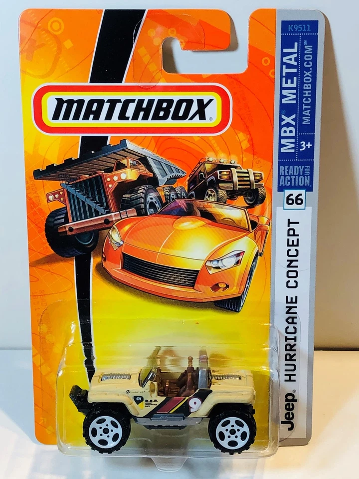 MATCHBOX MB66/43 JEEP HURRICANE CONCEPT MATTE - FLAT BEIGE w/ WHITE HUBS - Image 1 of 1