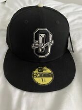 BNWT New Era 59FIFTY OVO Varsity Logo Fitted Baseball Cap Hat Drake 7 ⅛ BLACK