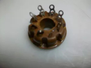 NOS CINCH 8 PIN TUBO OCTAL ENCHUFE Y ANILLO DE MONTAJE - Imagen 1 de 3