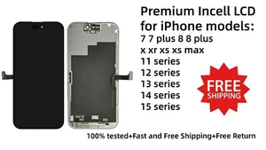 For iPhone X XS MAX XR 11 12 13 14 15 Pro Max LCD Touch Screen Digitizer Part - Picture 1 of 7
