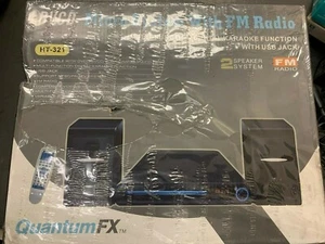 QFX HT-321: Micro System 2 Speakers w/ FM Radio & USB Jack - Picture 1 of 1