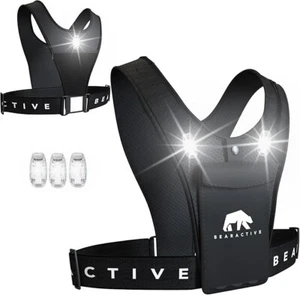 Bearactive Chaleco para Correr LED con Luz para Correr - 3 Luces LED, Reflectante - Imagen 1 de 7