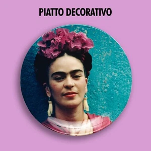 Gericht Dekorativ Plate Frida Kahlo Nickolas Muray Bougainvillea Möbel - Bild 1 von 2