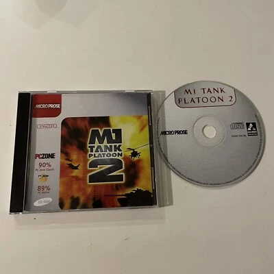 M1 Tank Platoon 2 Jewel Case PC CD Rom Game Windows 95 Free UK Postage - Image 1 of 2
