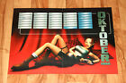 1998 Tomb Raider Lara Croft PS1 Calendrier Octobre Vintage Affiche Rare 56x40cm