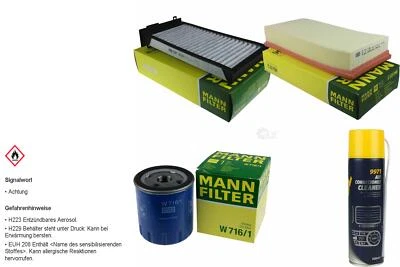 MANN-FILTER Filtersatz MANNOL Klimareiniger für Citroën C5 I 2.0 16V 1.8 - Bild 1 von 4