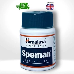 Speman Himalaya 60 Tabs - Men's Health, Herbal Supplement, Reproductive Support - Picture 1 of 3
