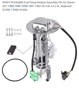 SP4017M E8268S Fuel Pump For Nissan D21 88-91 - Picture 1 of 5
