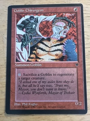 1 x Goblin Chirurgeon (Foglio) - Fallen Empires - Light Play - MTG - Image 1 of 2