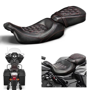 Low-Profil Fahrer- und Passagiersitz für Harley Touring Road Glide 2009-2023 21 - Bild 1 von 12