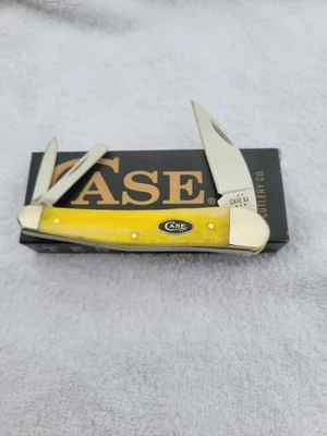 Estojo xx EUA Seahorse Whittler #6355WH faca osso amarelo estojo preto XX escudo novo na caixa - Imagem 1 de 2