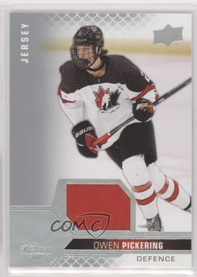 2022 Upper Deck Team Canada Juniors Men's U-18 Jersey Relics Owen Pickering #37 - Image 1 of 2
