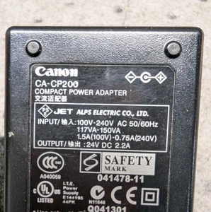 Canon CA-CP200 Printer Power Supply AC Adapter 24V 2.2A - Picture 1 of 2