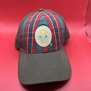 BSA Green Plaid Webelos M/L Snapback Cap Hat Twill Boy Scouts of America, No Pin - Picture 1 of 20