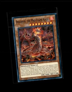 Yu-Gi-Oh! Choque de Rebeliones Dogoran, la Llama Loca Kaiju Súper Raro CORE-EN032 - Imagen 1 de 2
