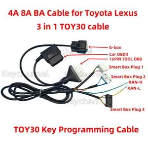 Toy30 Cavo 4A 8A BA Smart Key Program Cavo 16pin OBD per Autel OBDSTAR - Foto 1 di 12