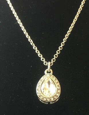 Halskette Strass kristallklar - Bild 1 von 3