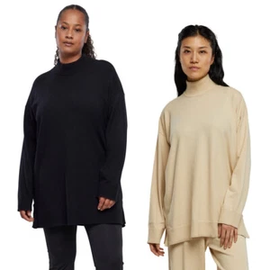 Urban Classics Ladies Knitted Eco Viscose Sweater Dame Strickpullover Rollkragen - Bild 1 von 28