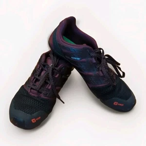 INOV-8 BARE-XF 210 V2 Womens 7 Sneakers Shoes Black Purple Running Barefoot - Picture 1 of 8