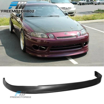 Se adapta a 97-00 Lexus SC300 SC400 parachoques delantero alerón labial divisor sin pintar PU Foto 1 de 4
