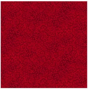Rubinrot, Schriftrolle, Flecken, Stoff, Essentials Basic, Wilmington Prints, 26035-333 - Bild 1 von 1
