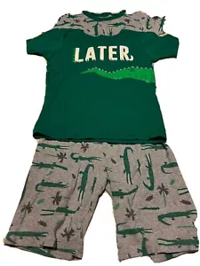 Carter’s Boys size 7 Pajama Set Shorts Top and Bottoms UEC - Picture 1 of 6