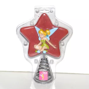 Disney Tinkerbell Tree Topper pink silver Christmas Decor ReVival NEW - Picture 1 of 10