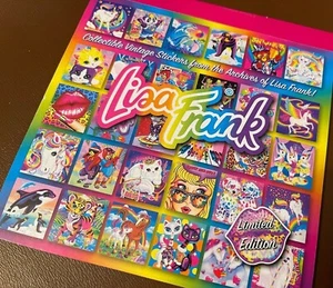 RARE Collectible Lisa Frank Limited Edition Stickers From The Archives Book - Picture 1 of 12