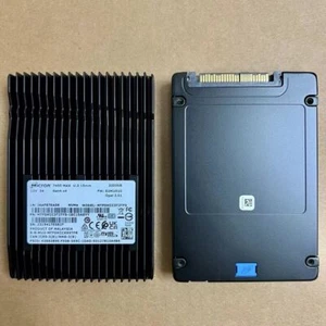 3.2TB SSD MICRON 7450 MAX U.3 15mm 3200GB FW:E2MU010 MTFDKCC3T2TFS-1BC15ABYY - Picture 1 of 5