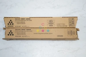 2 New OEM Ricoh IM C2500H,IM C2000 Black Toners 842307 Same Day Shipping - Picture 1 of 6