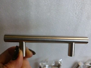 Acero inoxidable cepillado, paquete de 36 tiradores de gabinete de cocina de 5"/3"/ byRavinte - Imagen 1 de 4