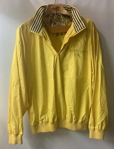 Pusser's Island Reserve Gear Men's Rain Jacket Pullover Yellow Zip XL Vntg Y2K - Picture 1 of 8