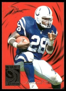 1994 Fleer Ultra - Flair Wave of the Future Marshall Faulk #2 (RC) - Foto 1 di 2