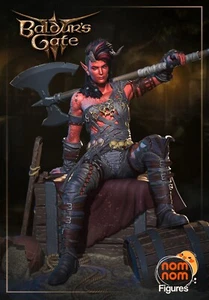 Karlach Red Demon Barbarian Baldurs Gate 3 Bausatz Modell zum Zusammenbauen unpainted - Bild 1 von 12