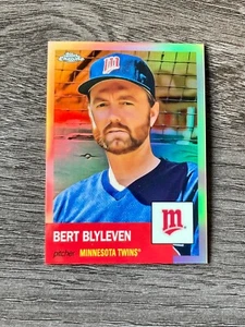 Bert Blyleven Rose Gold Refractor #'d 47/75 - 2022 Topps Chrome Anniversary - Bild 1 von 2