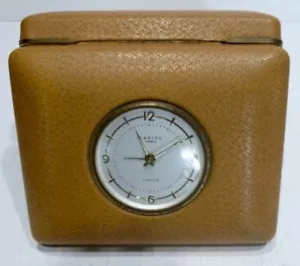 Belle PENDULE Réveil Vintage LANCEL PARIS avec son Coffret / Boite - Bild 1 von 1