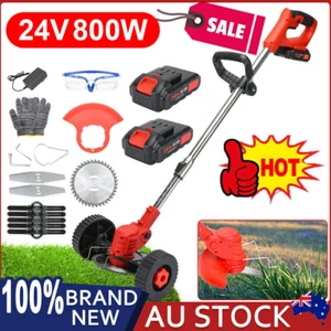 Whipper Snipper Mower Cordless Grass Trimmer Lawn Cutter Battery Brushcutter AUS - Picture 1 of 17