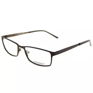 Nuevo Auténtico Adensco 111 JYS Semi Mate Marrón Metal Rectángulo Anteojos 54mm - Imagen 1 de 3