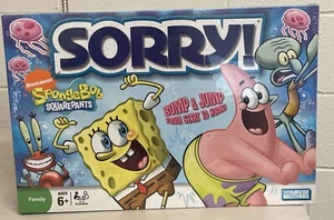 SpongeBob Sorry! Game - Brand New Unopened Totally Sealed (2008 Parker Bros) - Picture 1 of 3