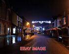 PHOTO  MELTON MOWBRAY MARKET EARLY MORNING; MARKET SETTING UP IN TYPICAL WINTER