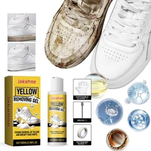 Kit Pulitore Scarpe Bianco Gel Pulizia Sbiancante Ossidazione Rimuove Sporco Pulizia Scarpe} - Foto 1 di 11